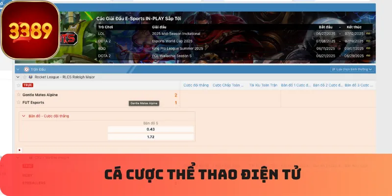 Cá cược thể thao điện tử