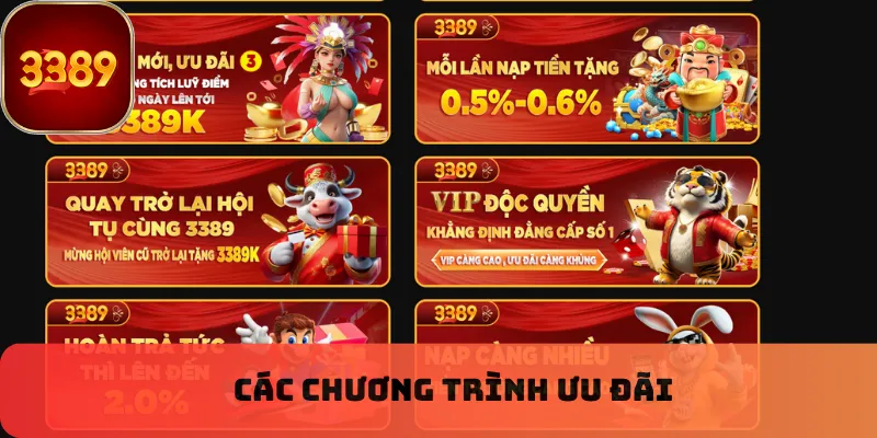 Các chương trình ưu đãi