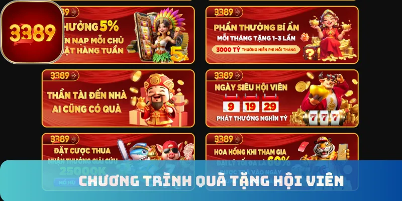 Chương trình quà tặng hội viên