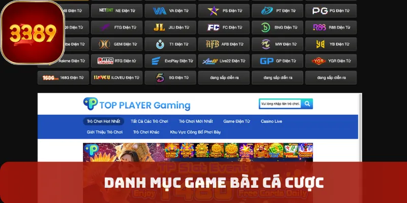 Danh mục game bài cá cược