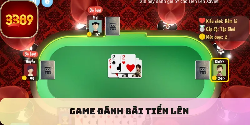Game đánh bài tiến lên
