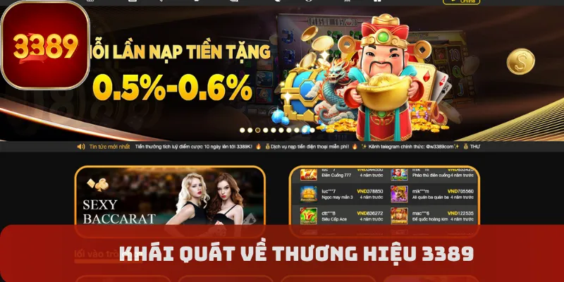 Khái quát về thương hiệu 3389